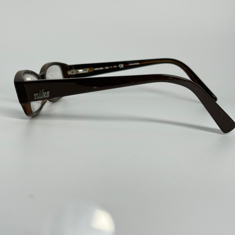 Nike 5526 200 Rectangular Brown Tortoise Eyeglass… - image 2